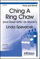 Ching a Ring Chaw Three-Part Mixed choral sheet music cover